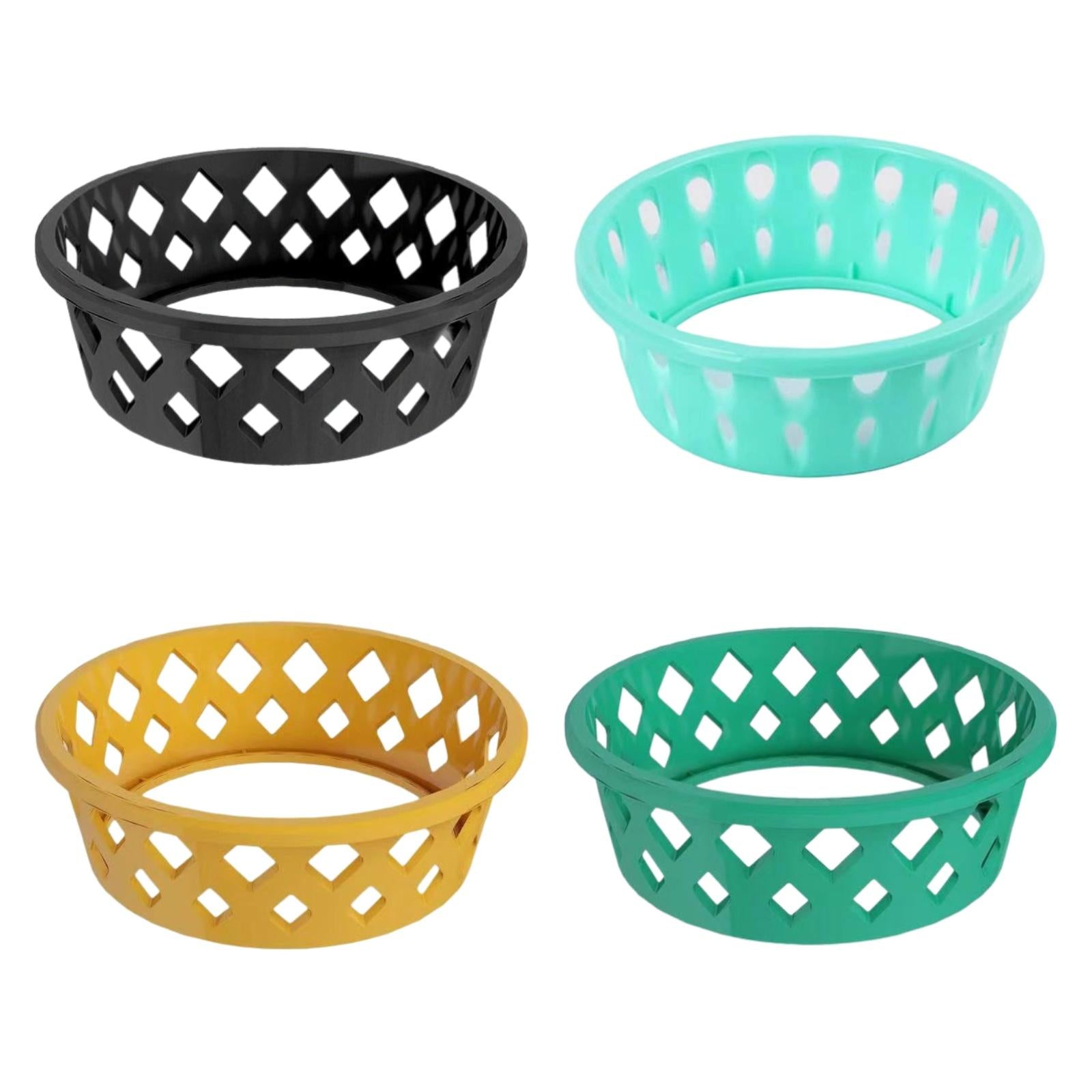 Watermelon Fixing Ring Tray Fruit Display Rack for Shopping Mall Supermarket Black