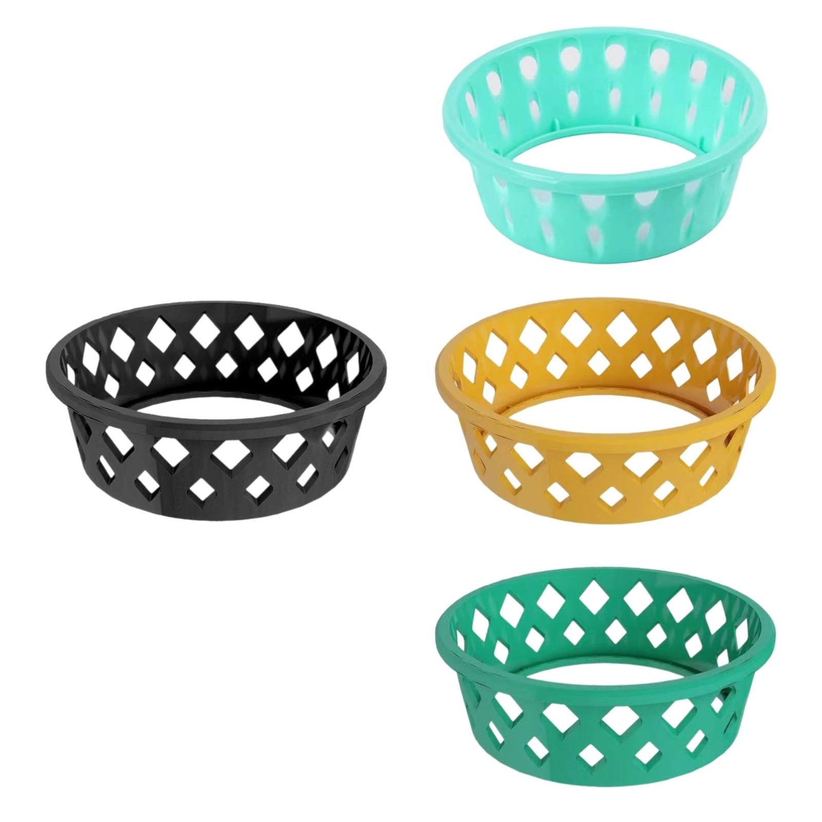 Watermelon Fixing Ring Tray Fruit Display Rack for Shopping Mall Supermarket Black