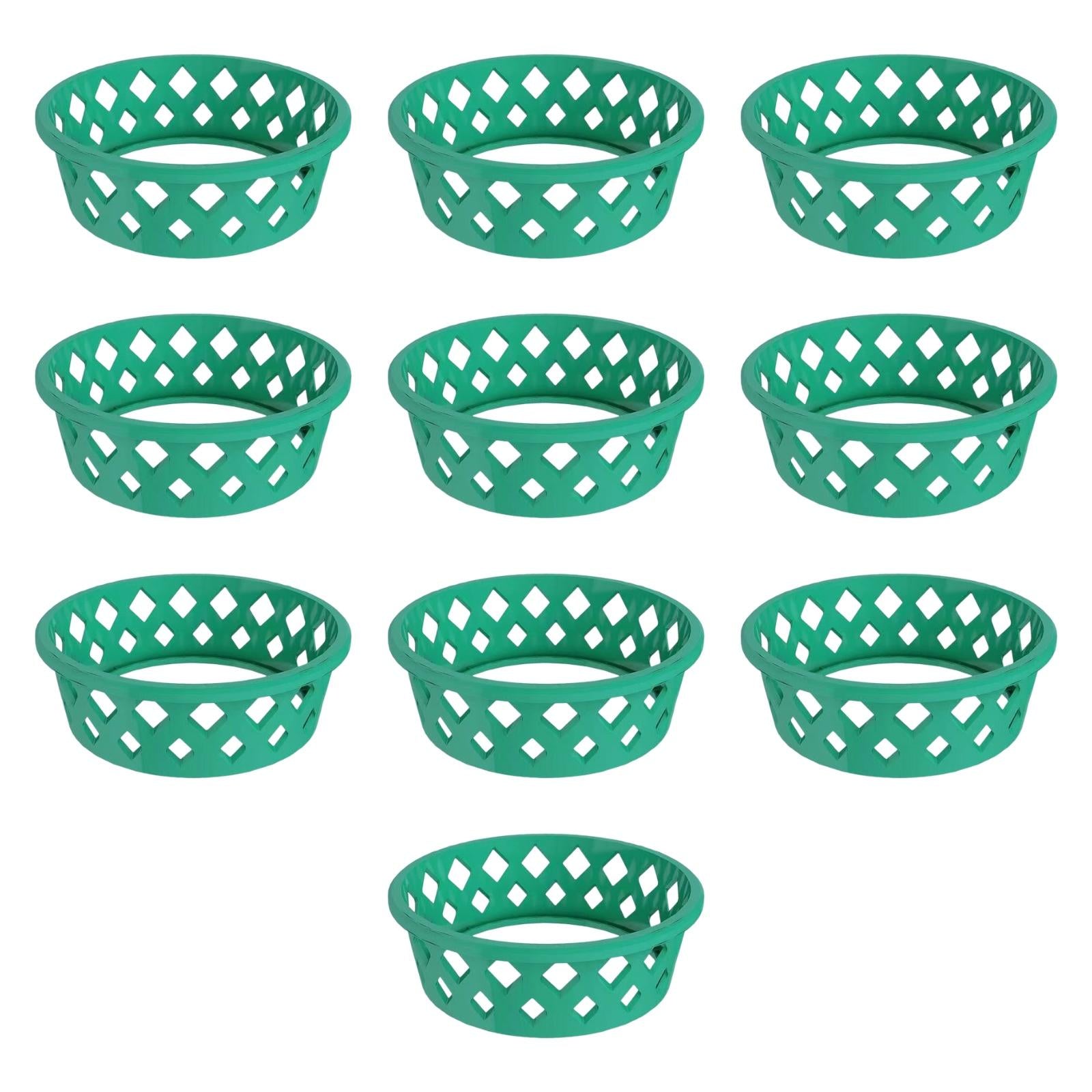 Watermelon Fixing Ring Tray Fruit Display Rack for Shopping Mall Supermarket Green