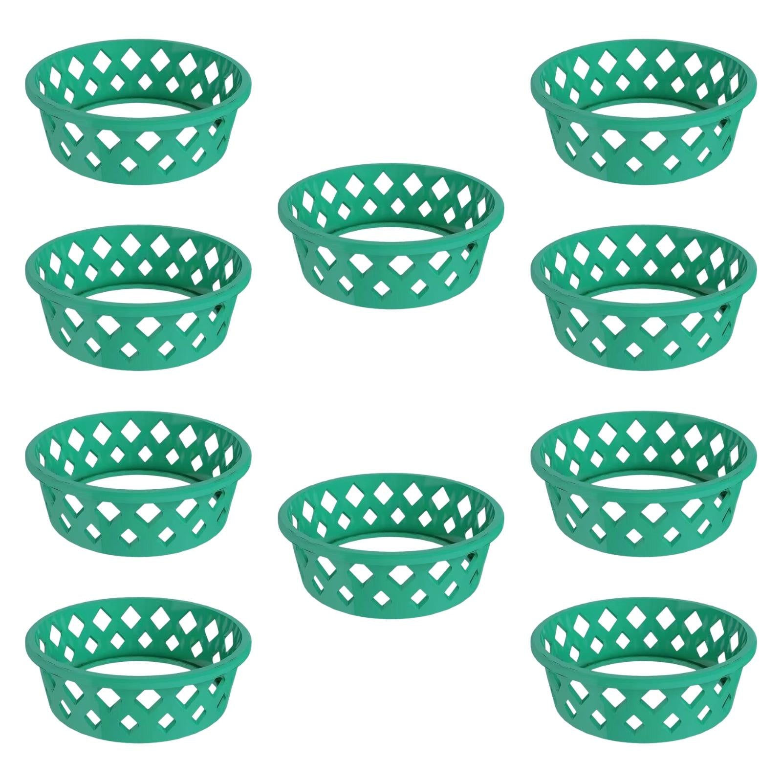 Watermelon Fixing Ring Tray Fruit Display Rack for Shopping Mall Supermarket Green