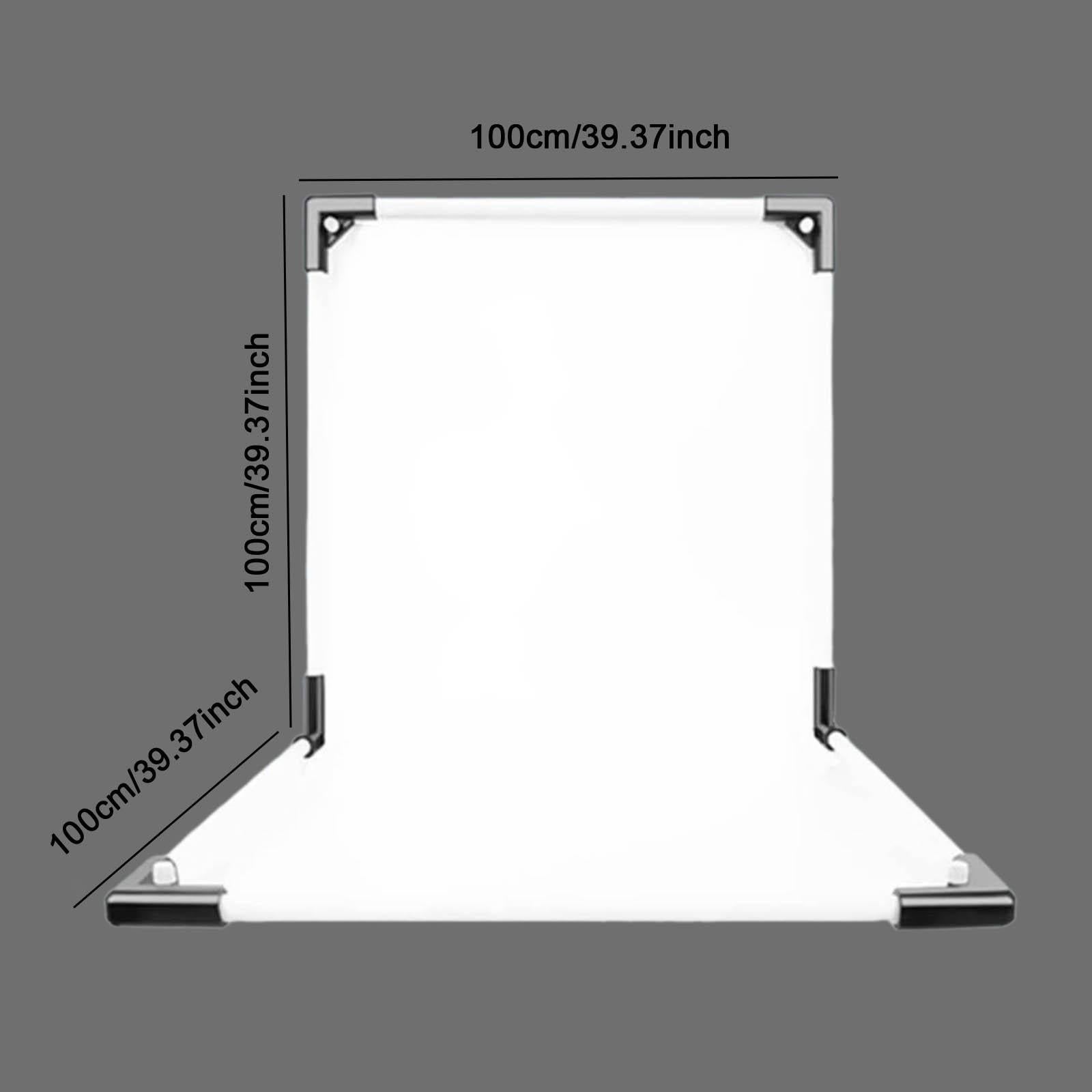 Photography Background Kit PVC Photo Backdrop for Small Product Photo Studio 100x100x100cm