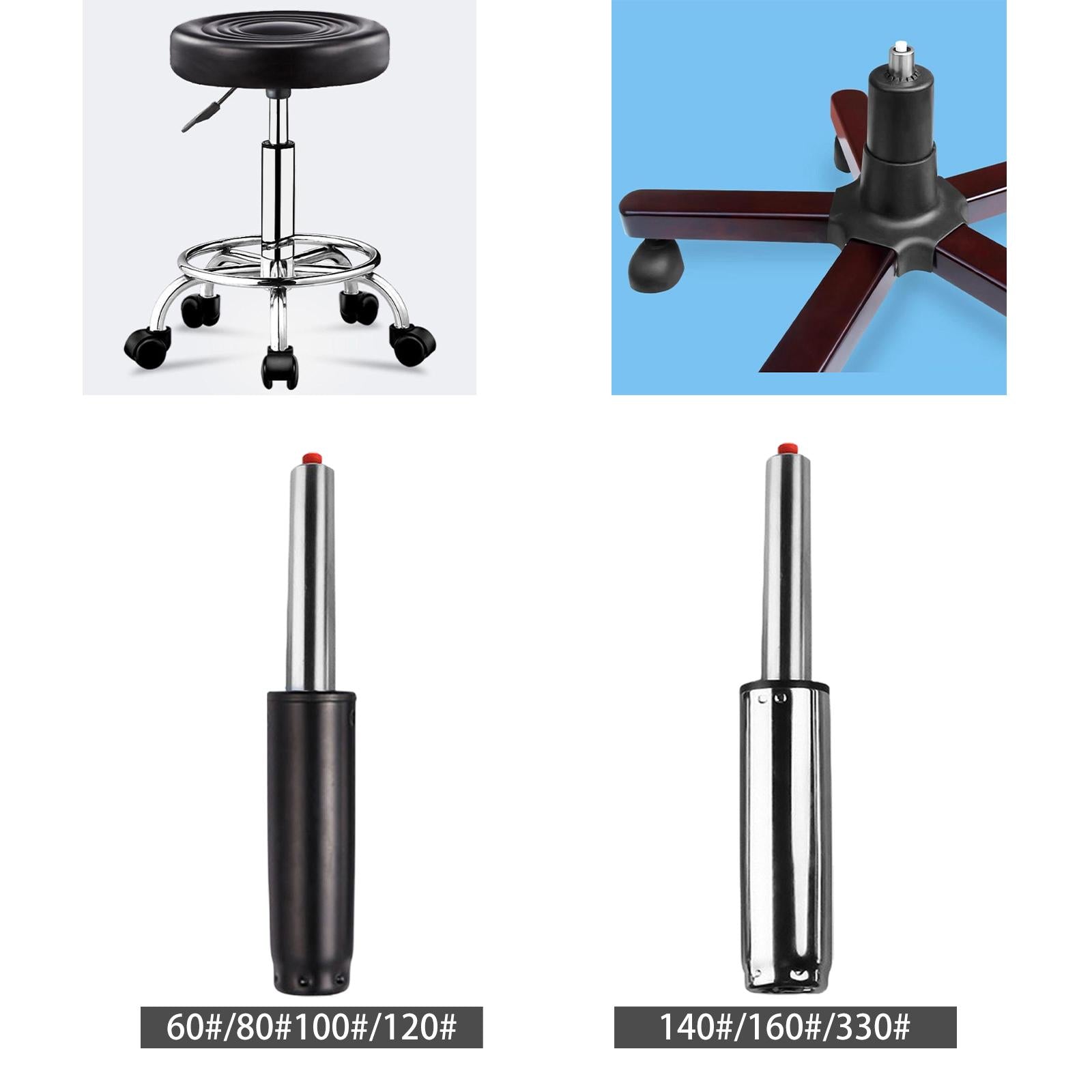 Office Chair Gas Lift Cylinder Replaces for Computer Chairs Executive Chairs S