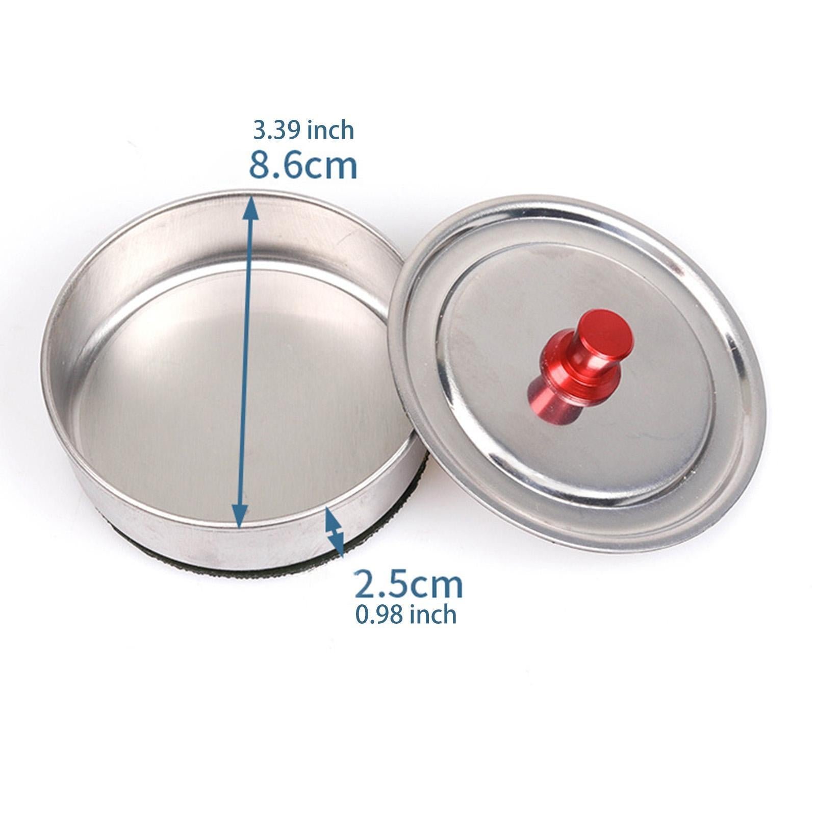 Watch Cleaning Jar Cleaning Tool Oil Holder Cup with Cover Watch Washing Pot 8.6x2.5cm