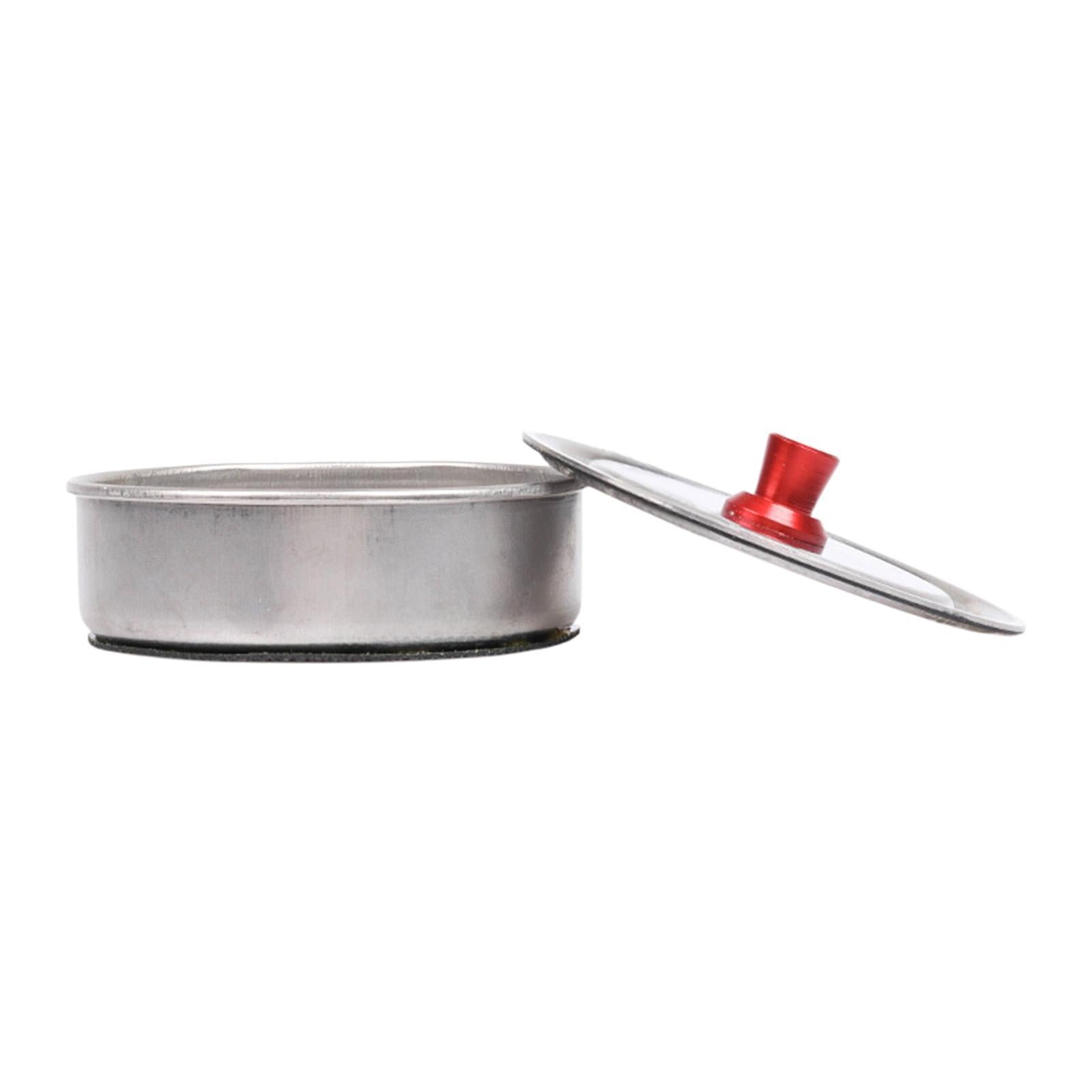 Watch Cleaning Jar Cleaning Tool Oil Holder Cup with Cover Watch Washing Pot 8.6x2.5cm