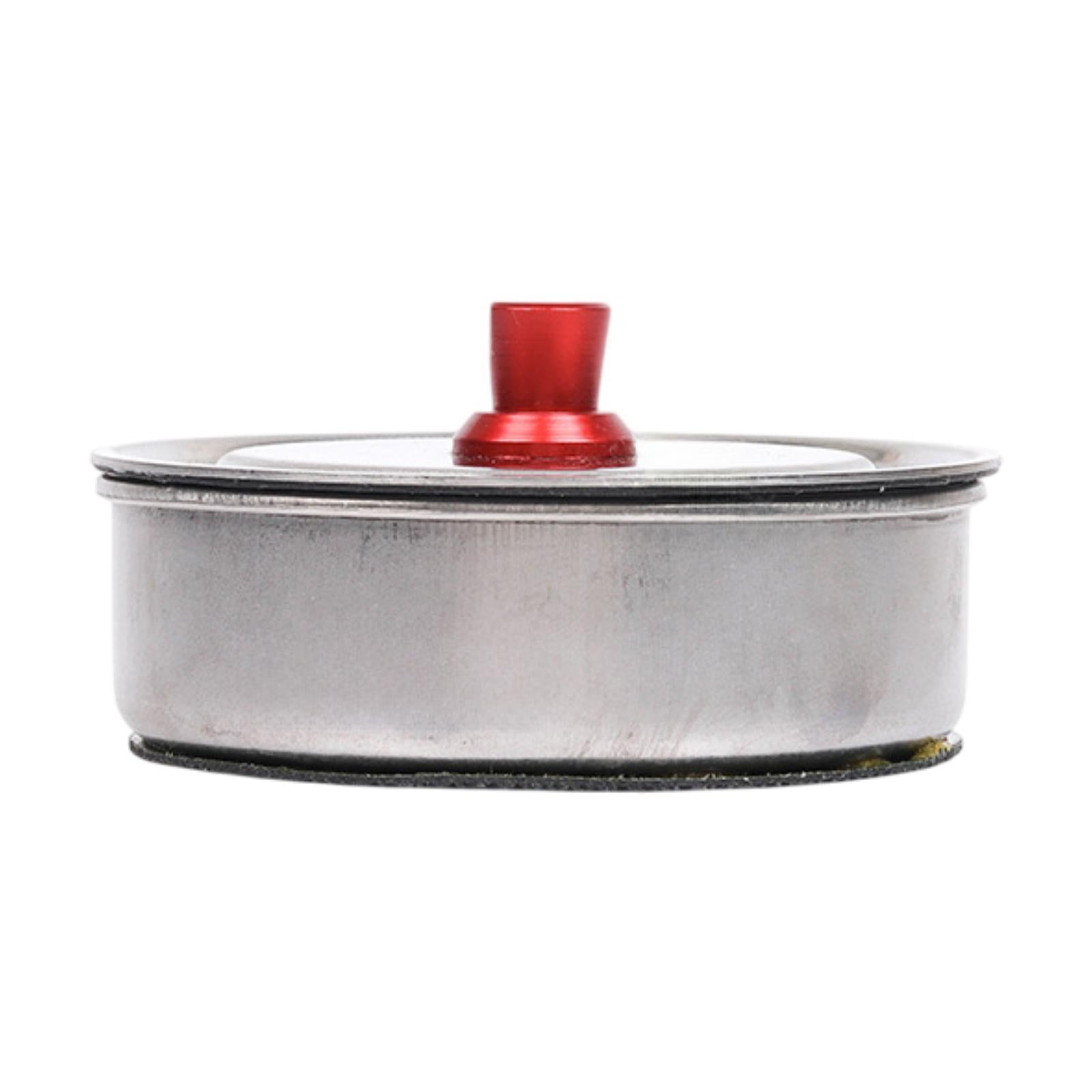 Watch Cleaning Jar Cleaning Tool Oil Holder Cup with Cover Watch Washing Pot 6.9x2.4cm