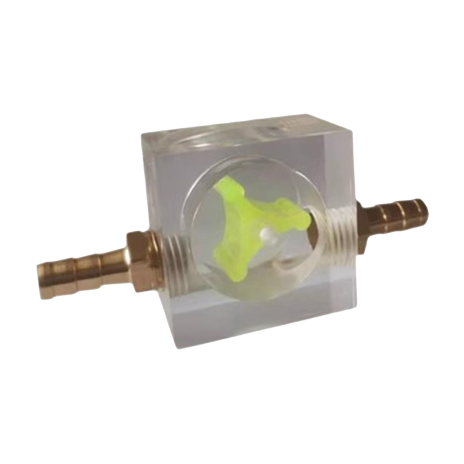 8mm Water Flow Indicator Acrylic Water Cooling System for PC Computer Laptop Type D