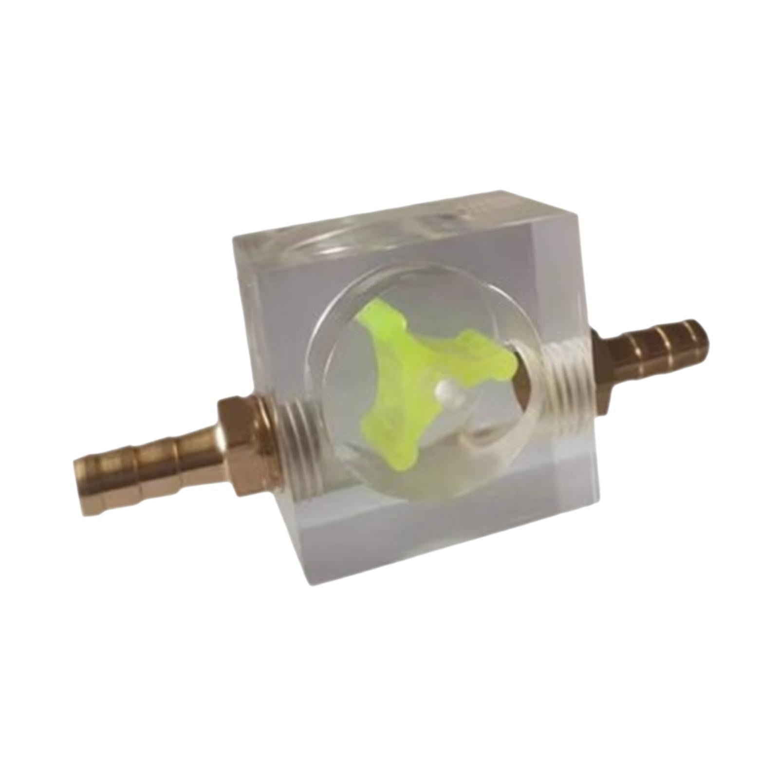 8mm Water Flow Indicator Acrylic Water Cooling System for PC Computer Laptop Type D