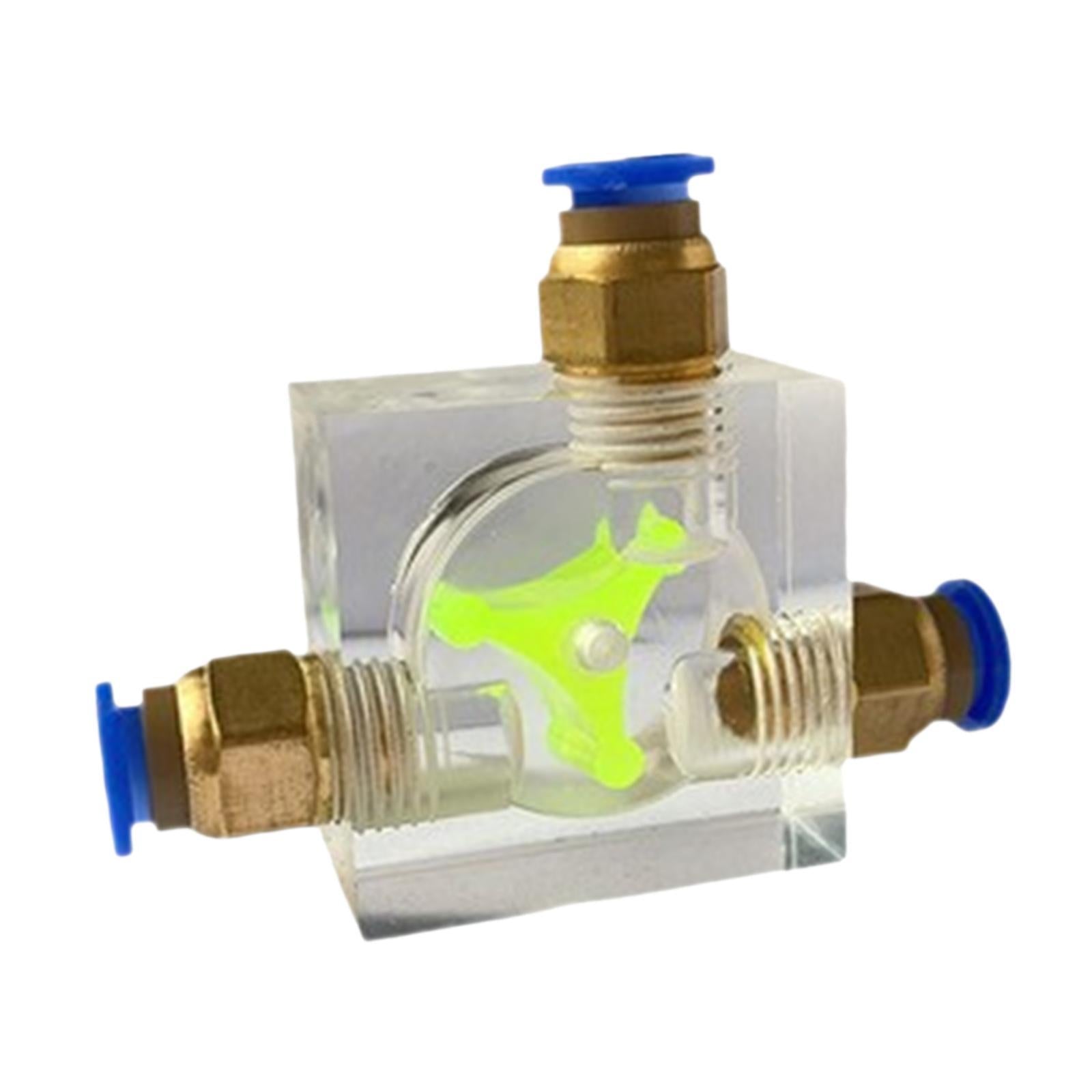 8mm Water Flow Indicator Acrylic Water Cooling System for PC Computer Laptop Type E
