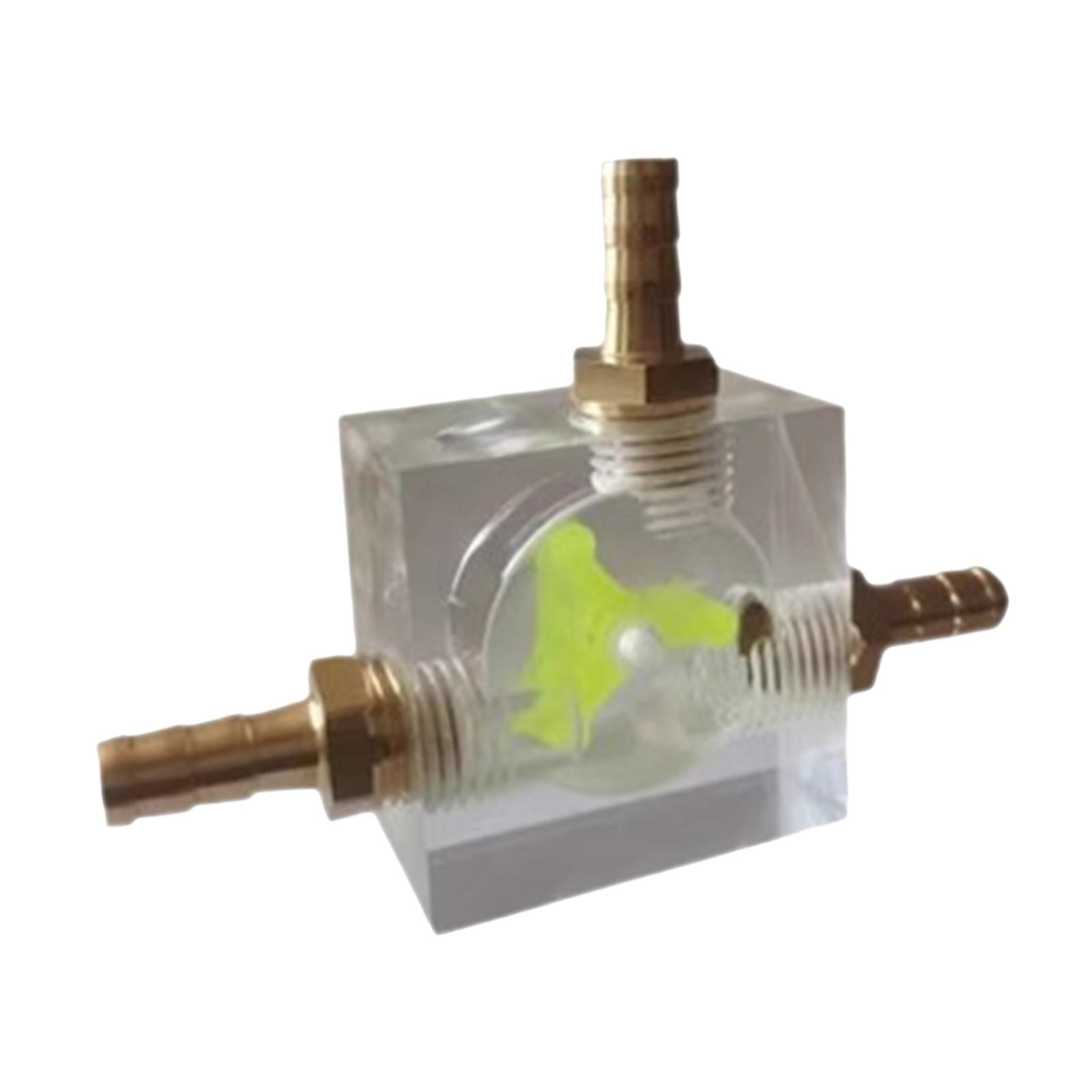 8mm Water Flow Indicator Acrylic Water Cooling System for PC Computer Laptop Type F