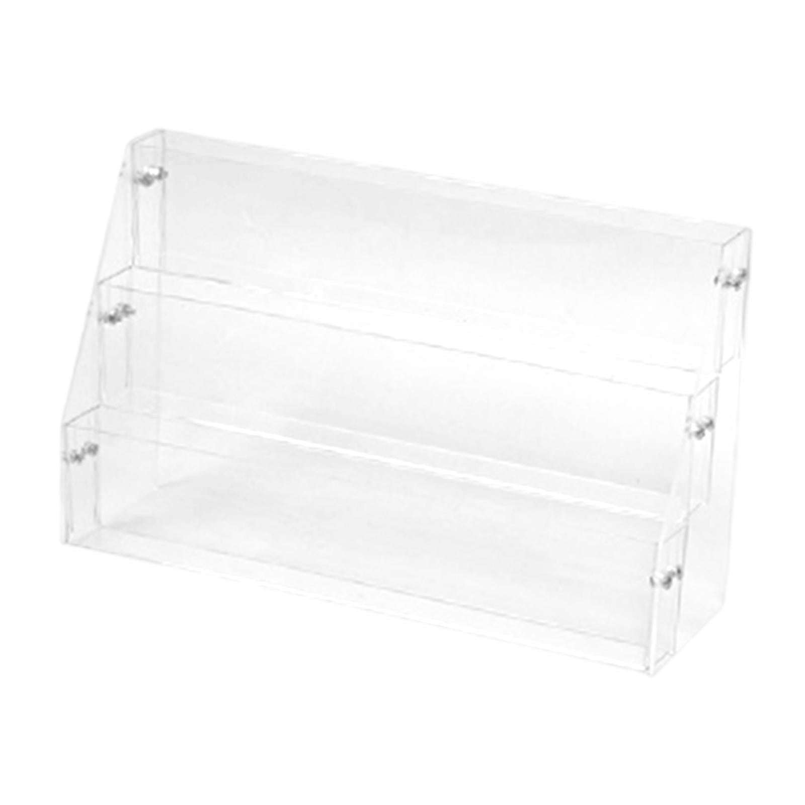 Acrylic Risers Display Versatile Cupcake Stand for Badges Mini Dolls Perfume 3 Tier