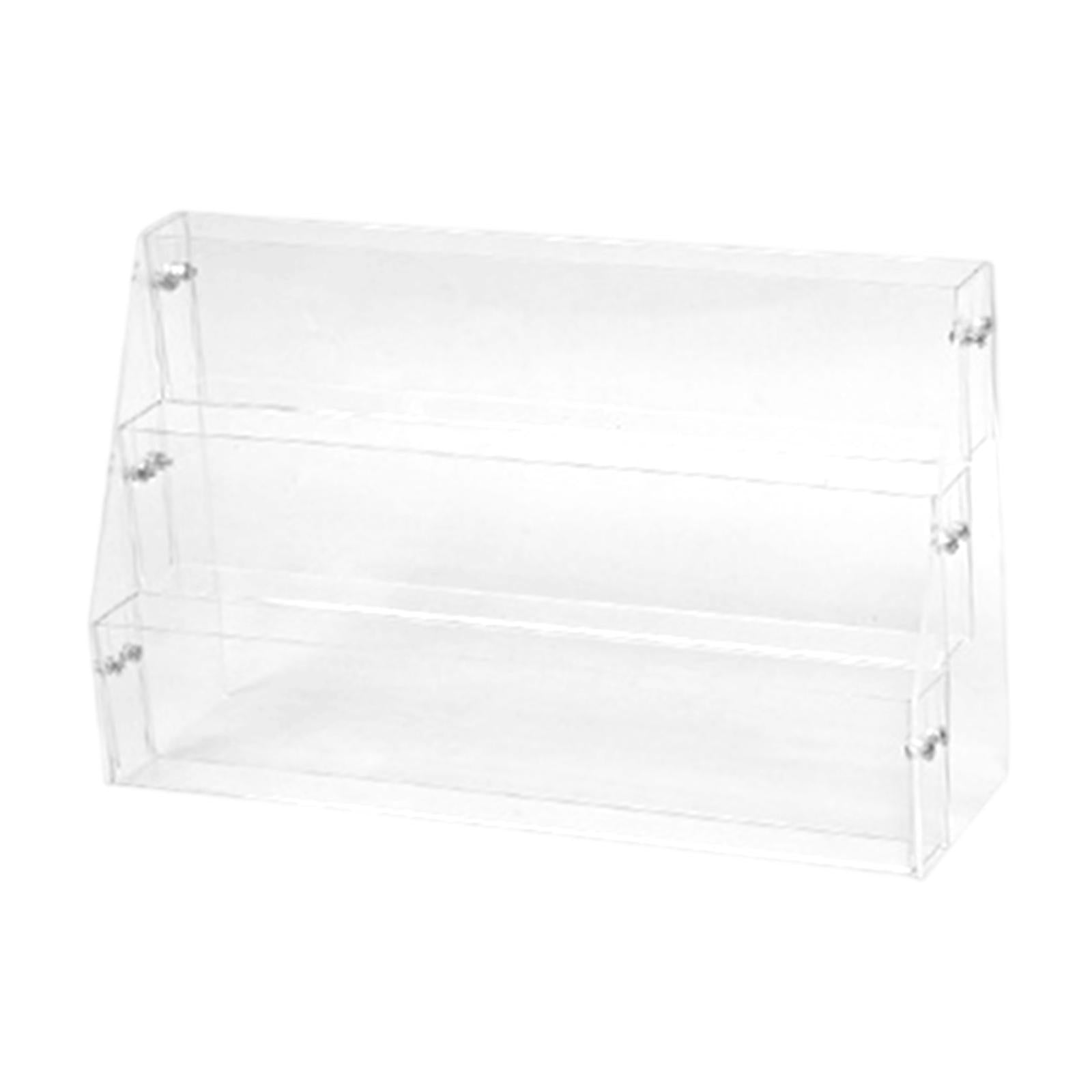 Acrylic Risers Display Versatile Cupcake Stand for Badges Mini Dolls Perfume 3 Tier