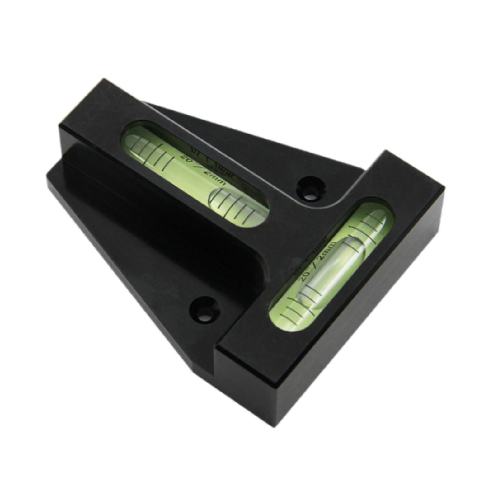 T-shaped Mini Level Portable Bubble Level for RV Carpentry Factory Machinery Luminous