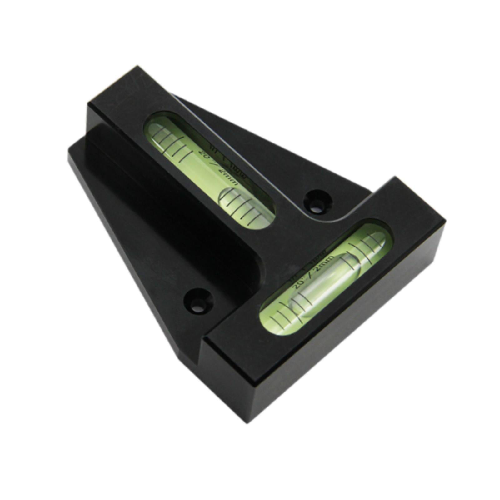 T-shaped Mini Level Portable Bubble Level for RV Carpentry Factory Machinery Luminous
