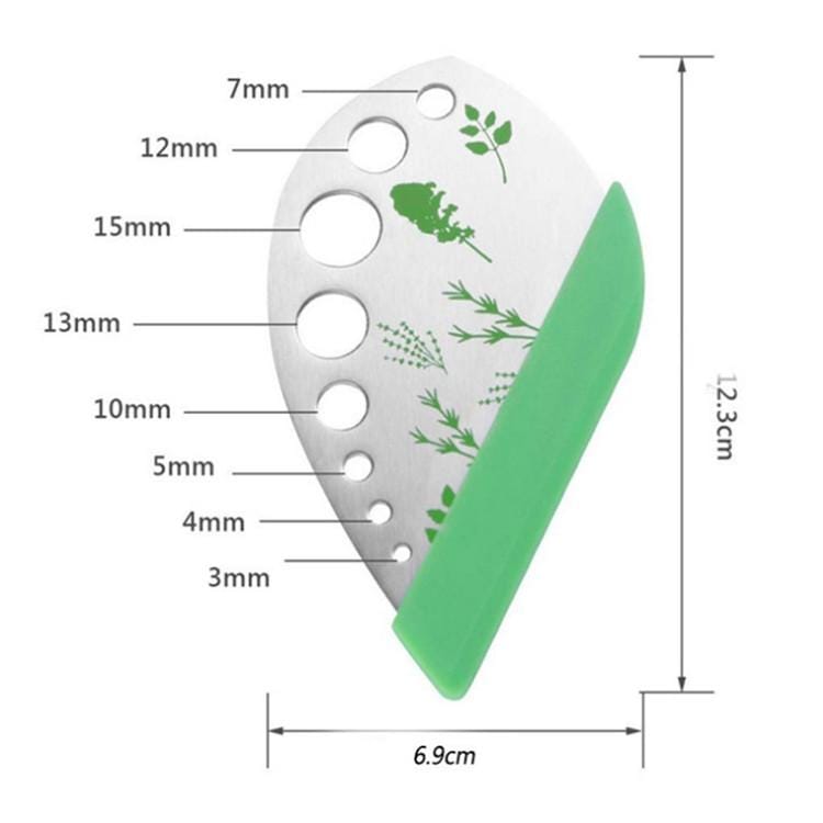 5 PCS Creative 9-hole Vanilla Cutter Multi-function Stainless Steel Vanilla Peeler Stripper