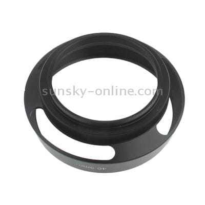 40.5mm Metal Vented Lens Hood for Leica (Black)