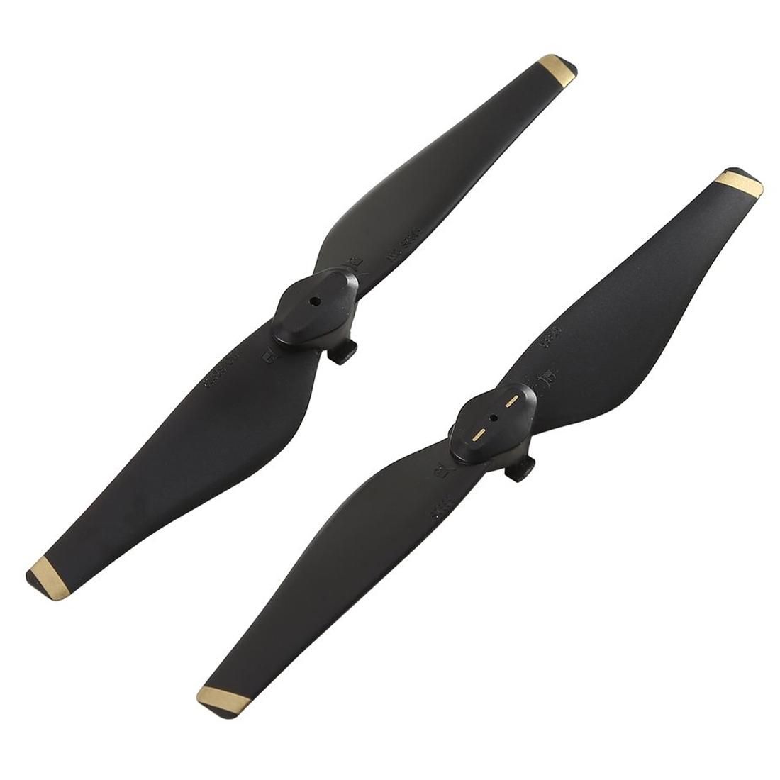 2 PCS 5332 Quick-Release Propellers Blades for DJI Mavic Air Drone RC Quadcopter (Gold)