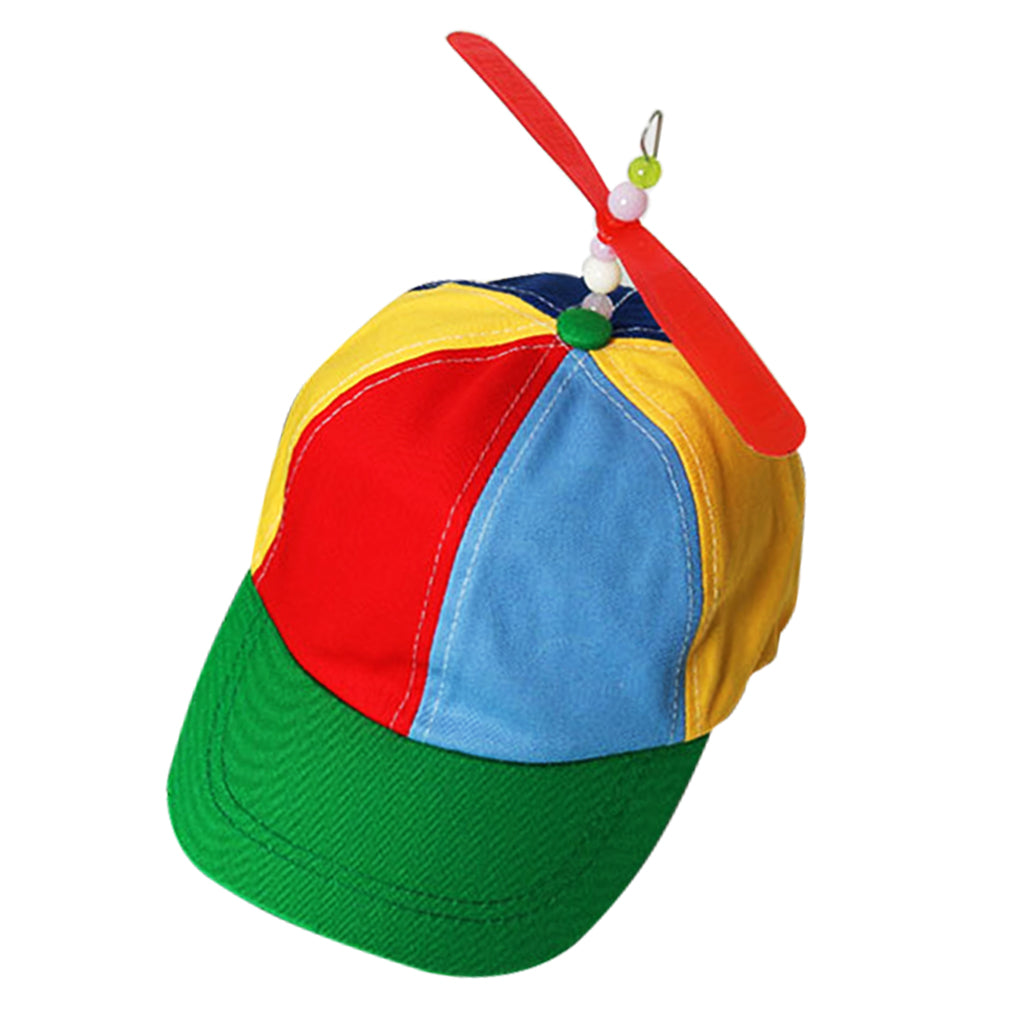 Kids Low Profile Cotton Plain Baseball Cap Hat Style 2-Multi