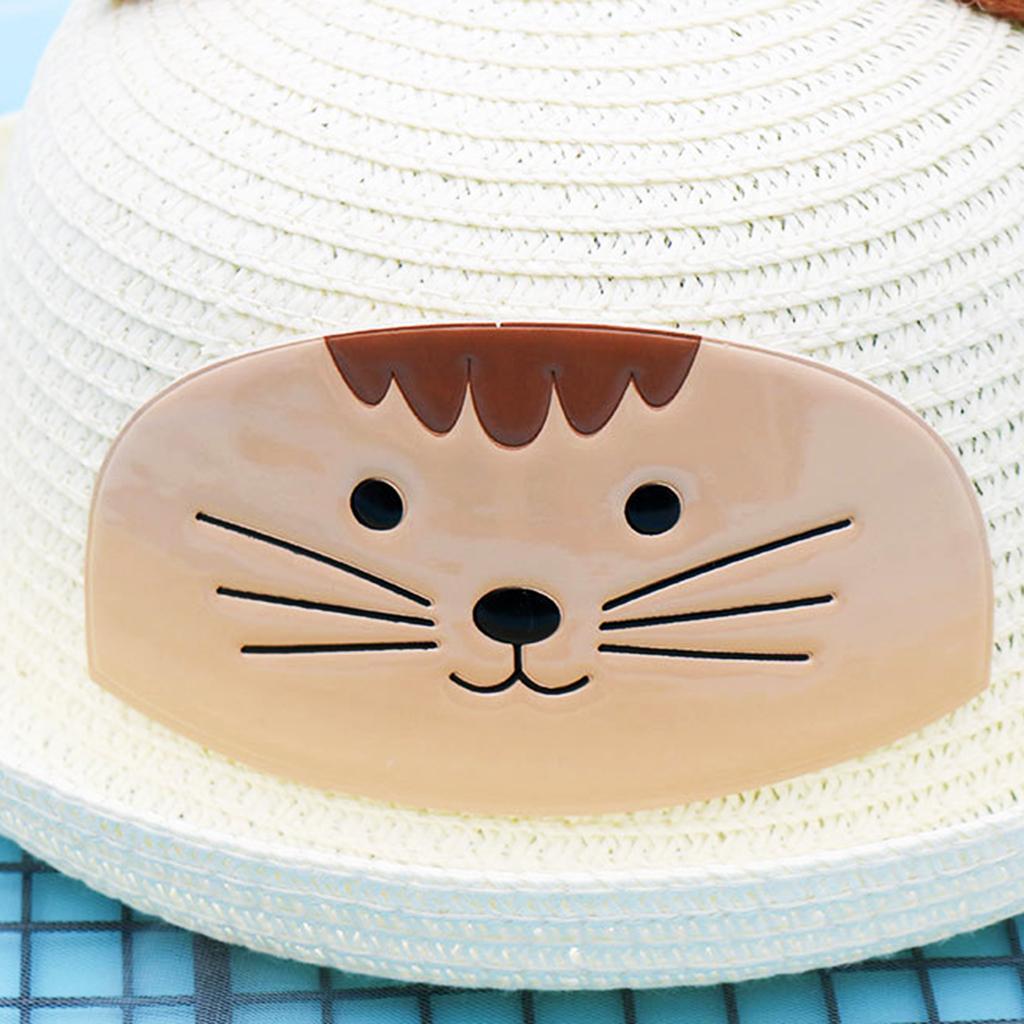 Baby Girls Kids Boys Children Cap Summer Beach Sun Straw Hat Headwear  White