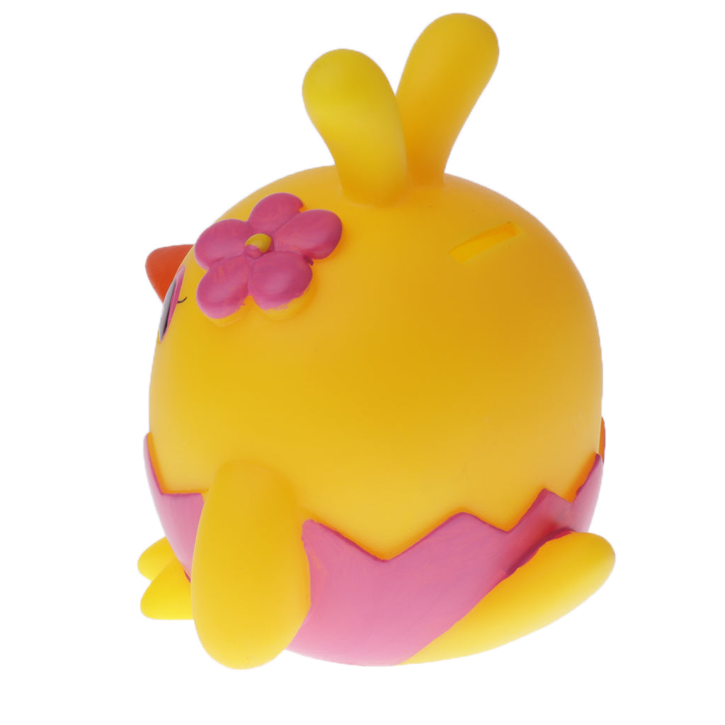 Cute Cartoon Piggy Bank Money box Saving Penny Box  Yellow