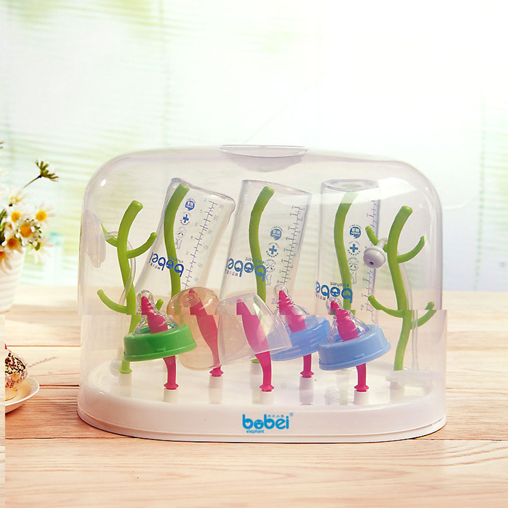 Baby Rack Kitchen Dryer Bottle Clean Drying Shelf Feeder Holder