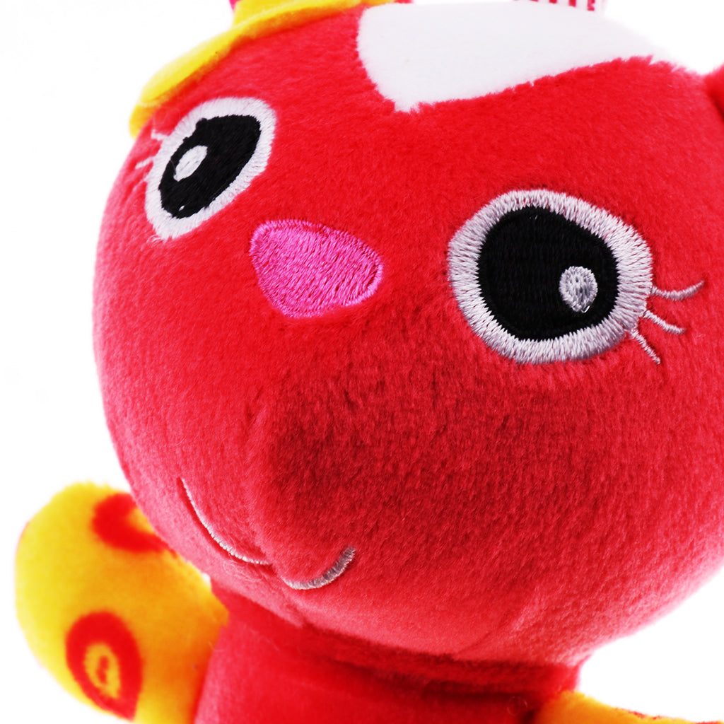 Animal Handbells plush Squeeze Rattle Cute Newborn Baby Toy