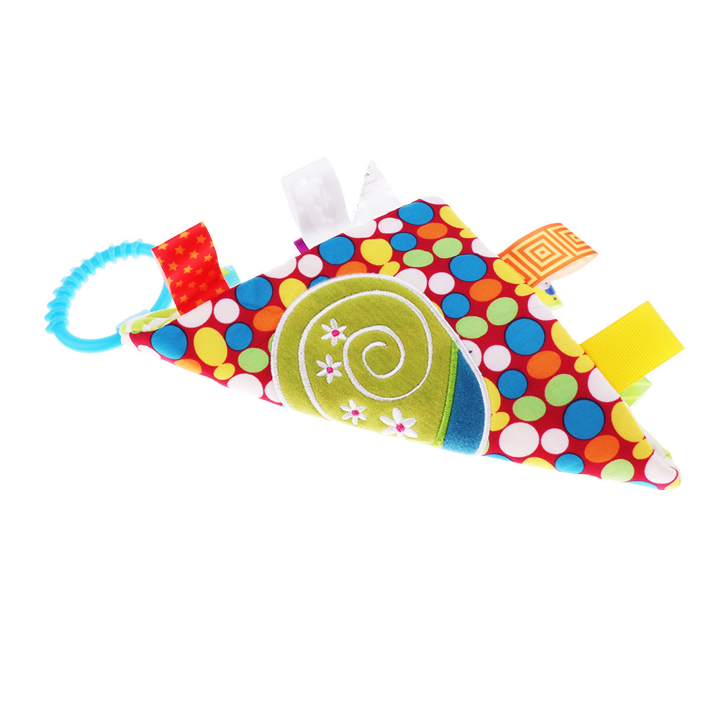 Lovey Security Baby Blanket Sensory Tag Toy Snail