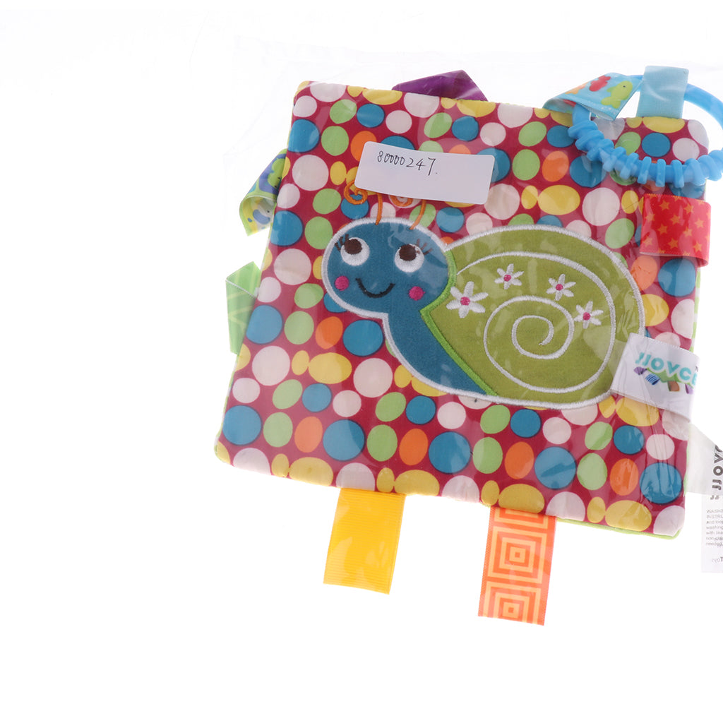 Lovey Security Baby Blanket Sensory Tag Toy Snail