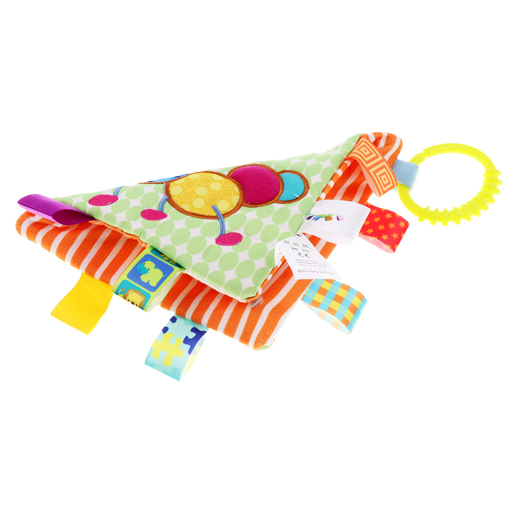 Lovey Security Baby Blanket Sensory Tag Toy Caterpillar