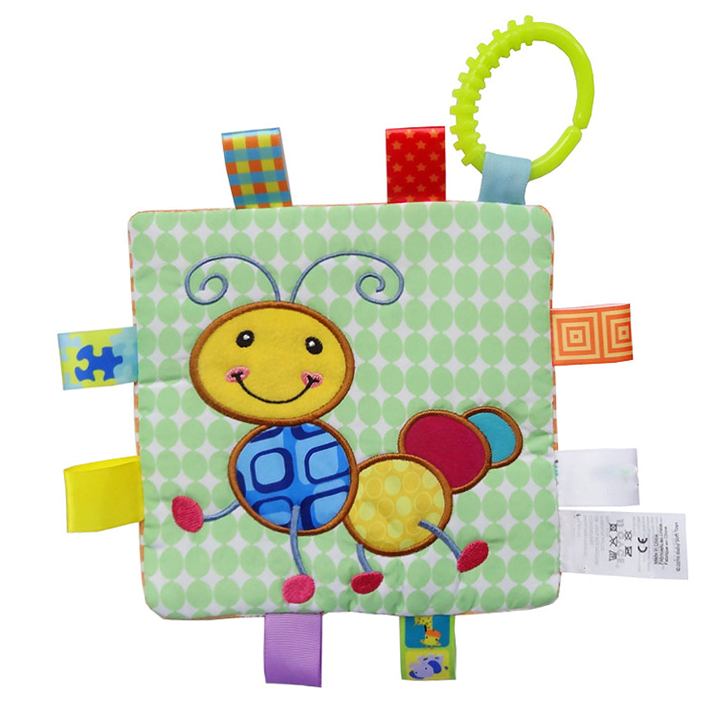 Lovey Security Baby Blanket Sensory Tag Toy Caterpillar