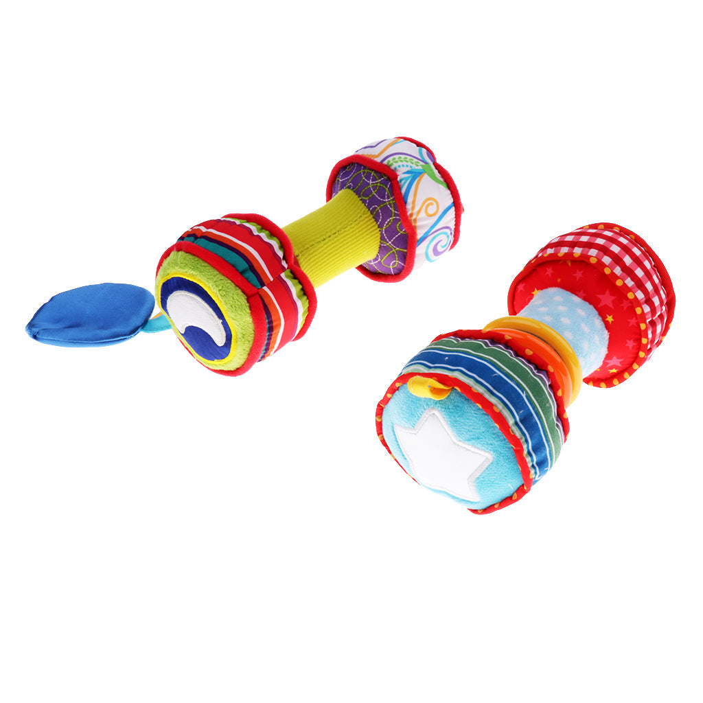 Musical Sound Hanging Baby Rattles Bed Car Hang Toy Dumbbell