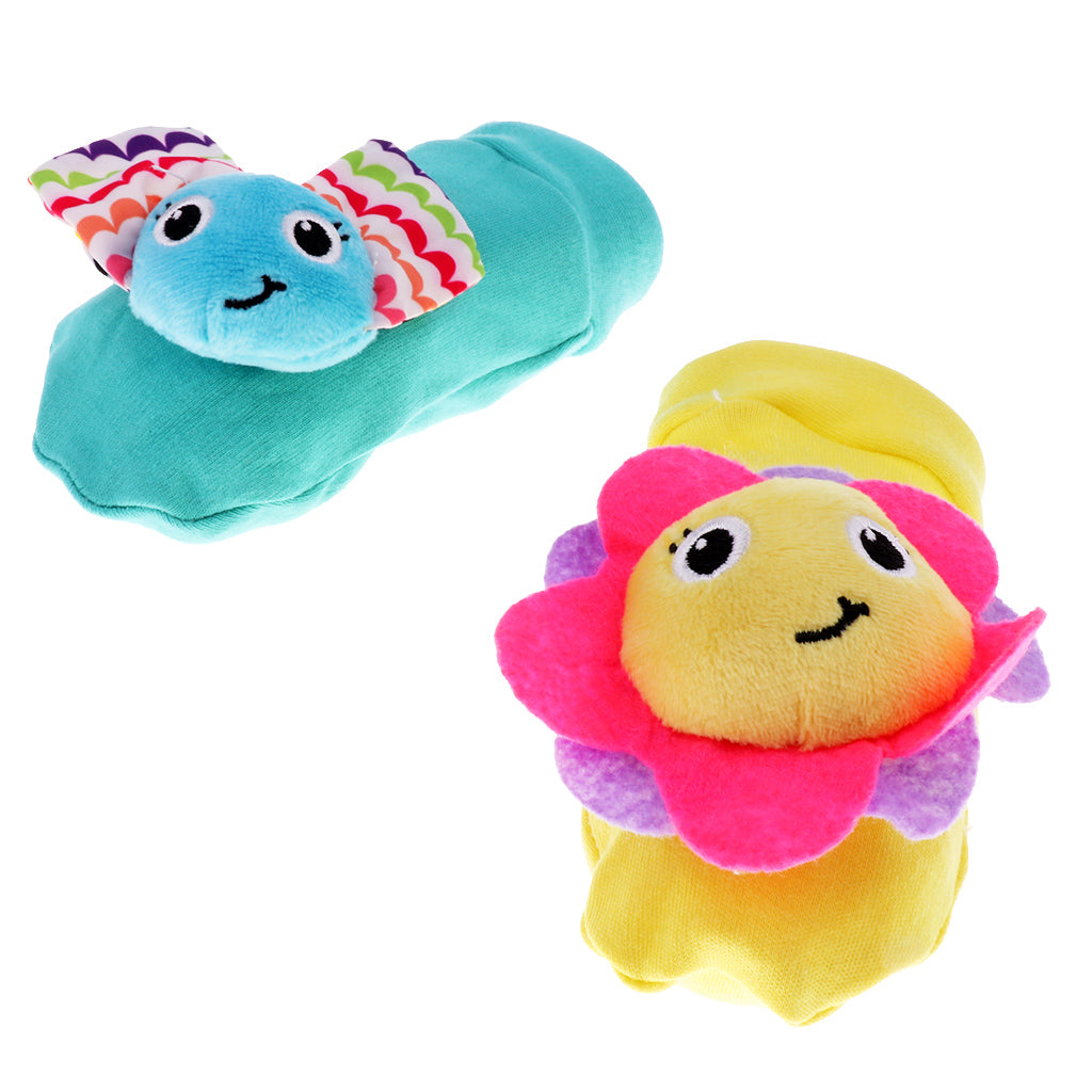 Baby Sensory Toys Foot-finder Socks/Wrist Rattles Bracelet 1Pair of Socks Rattle