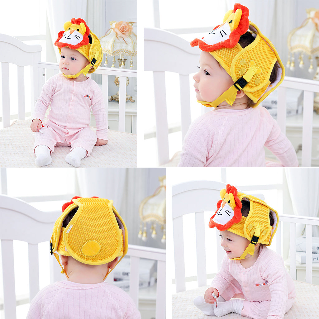 Infant Baby Toddler Safety Head Protection Helmet Lion