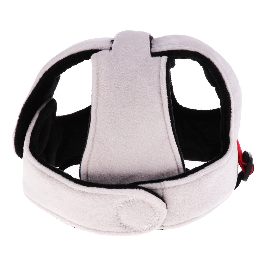 Baby Infant Adjustable Safety Helmet Headguard Protective Harnesses Cap Gray