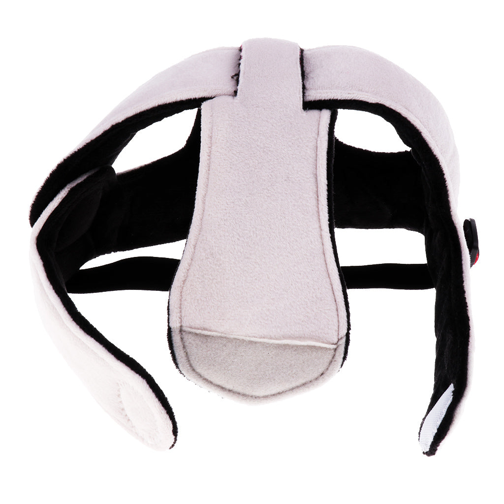 Baby Infant Adjustable Safety Helmet Headguard Protective Harnesses Cap Gray