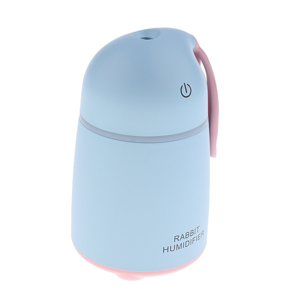 USB Humidifier Air Purifier Aroma Diffuser Office Home Car Portable Blue