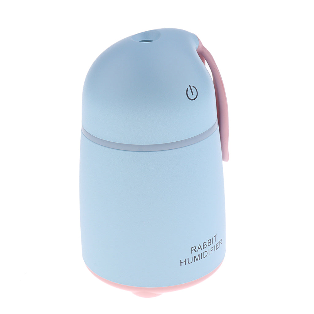 USB Humidifier Air Purifier Aroma Diffuser Office Home Car Portable Blue