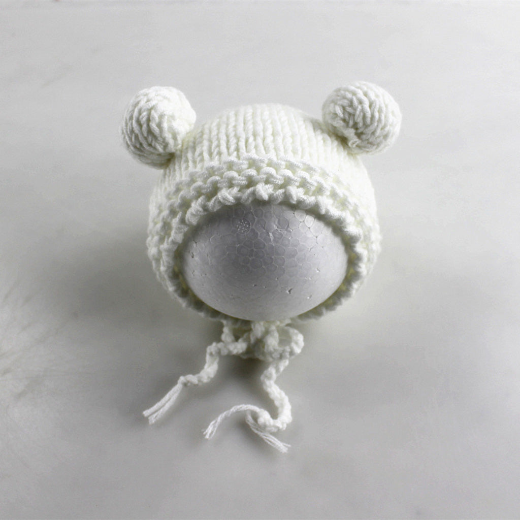 Infant Baby Boy Girl Crochet Knit Hat Beanie Bunny Toy Costume Outfit Photo Prop