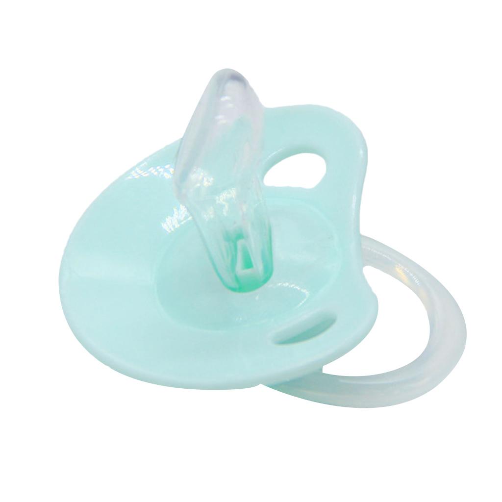 Flat Thumb Baby Orthodontic Pacifier Silicone Teat Nipple Soother   Green