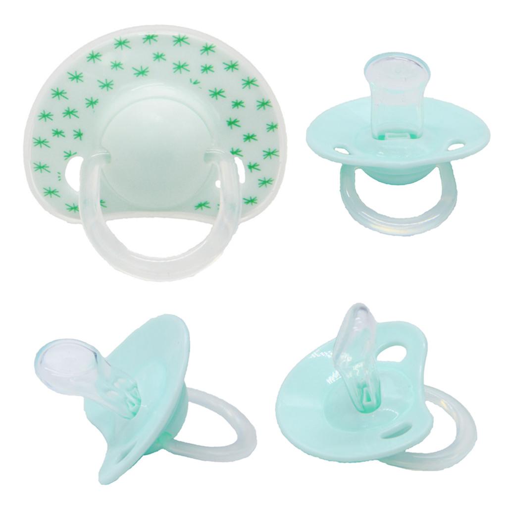 Flat Thumb Baby Orthodontic Pacifier Silicone Teat Nipple Soother   Green