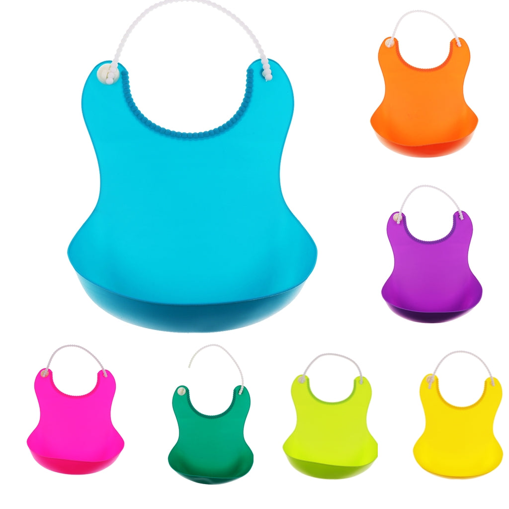 Baby Bibs Waterproof For Boys Girls Yellow