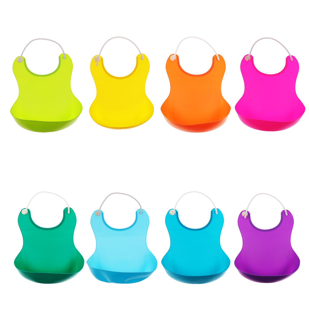 Baby Bibs Waterproof For Boys Girls Yellow