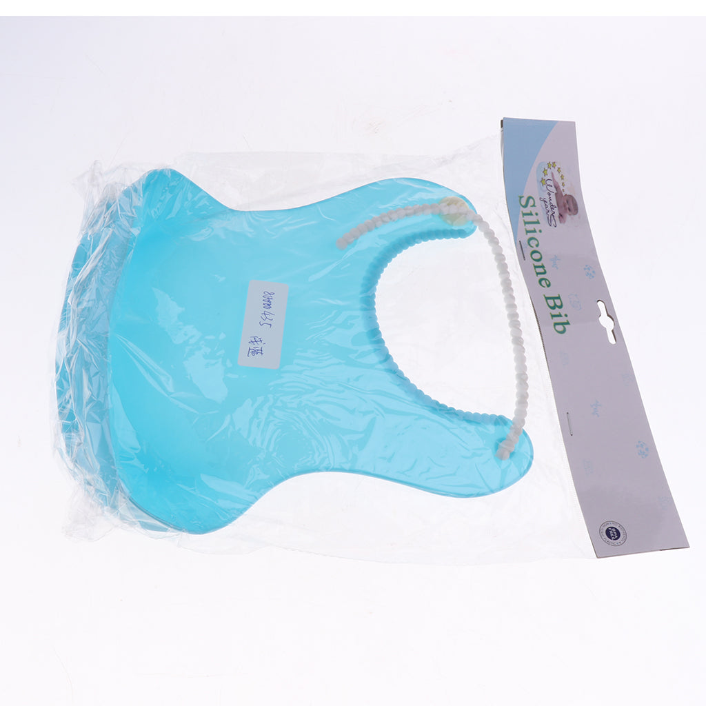 Baby Bibs Waterproof For Boys Girls Light Blue