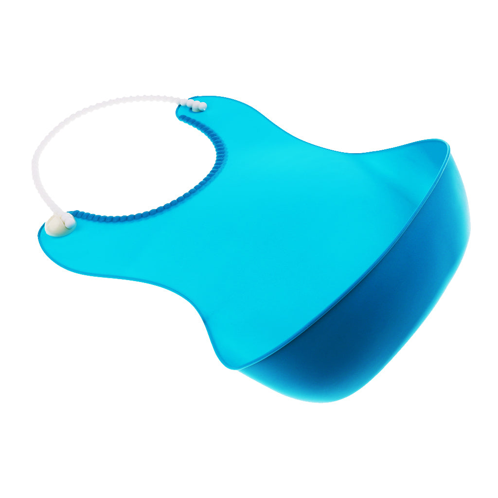 Baby Bibs Waterproof For Boys Girls Deep Blue