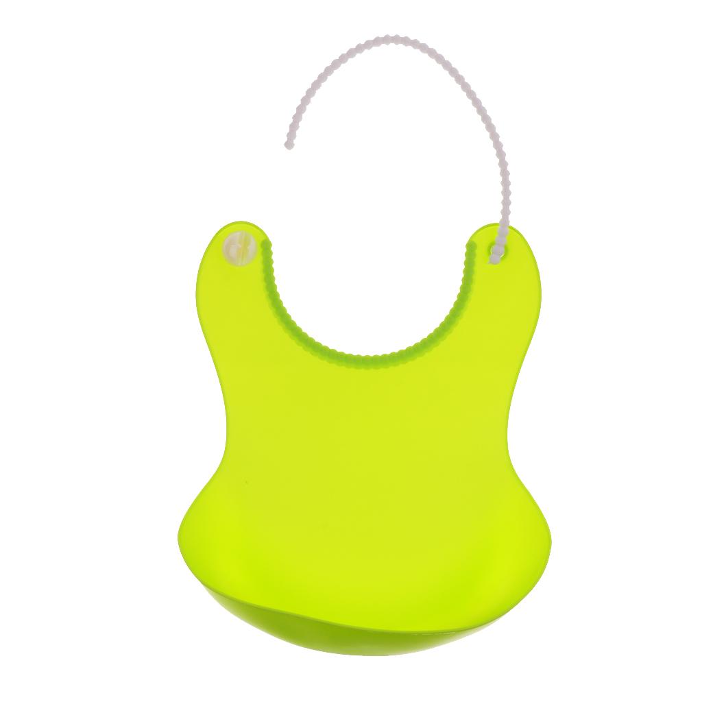 Baby Bibs Waterproof For Boys Girls Light Green