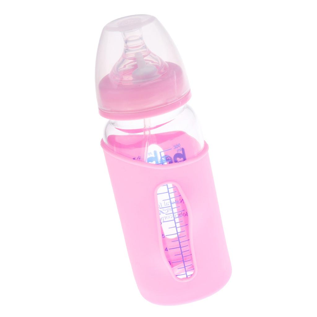 Anti-colic Baby Infant Milk Feeding Nipple Bottle Nurser Pink