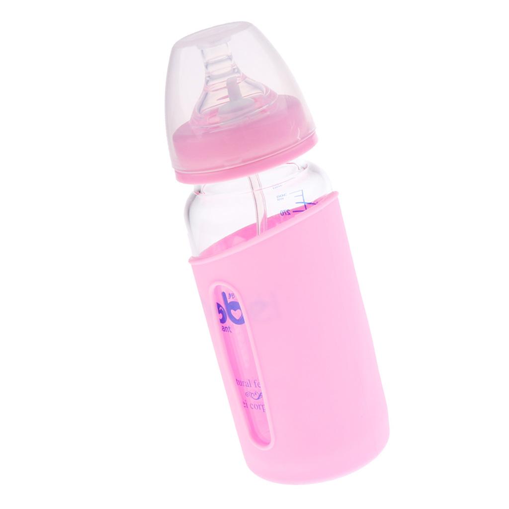 Anti-colic Baby Infant Milk Feeding Nipple Bottle Nurser Pink