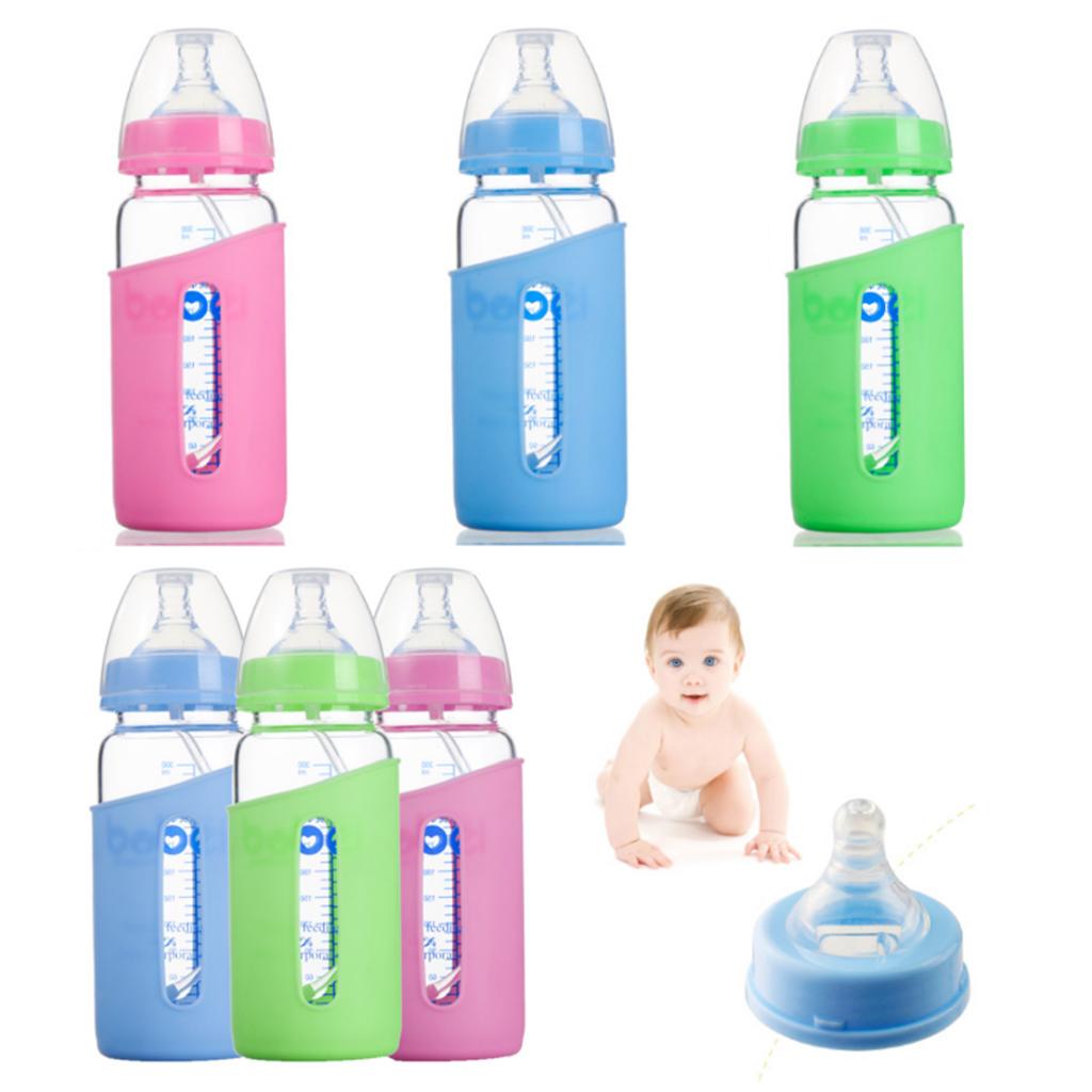 Anti-colic Baby Infant Milk Feeding Nipple Bottle Nurser Pink