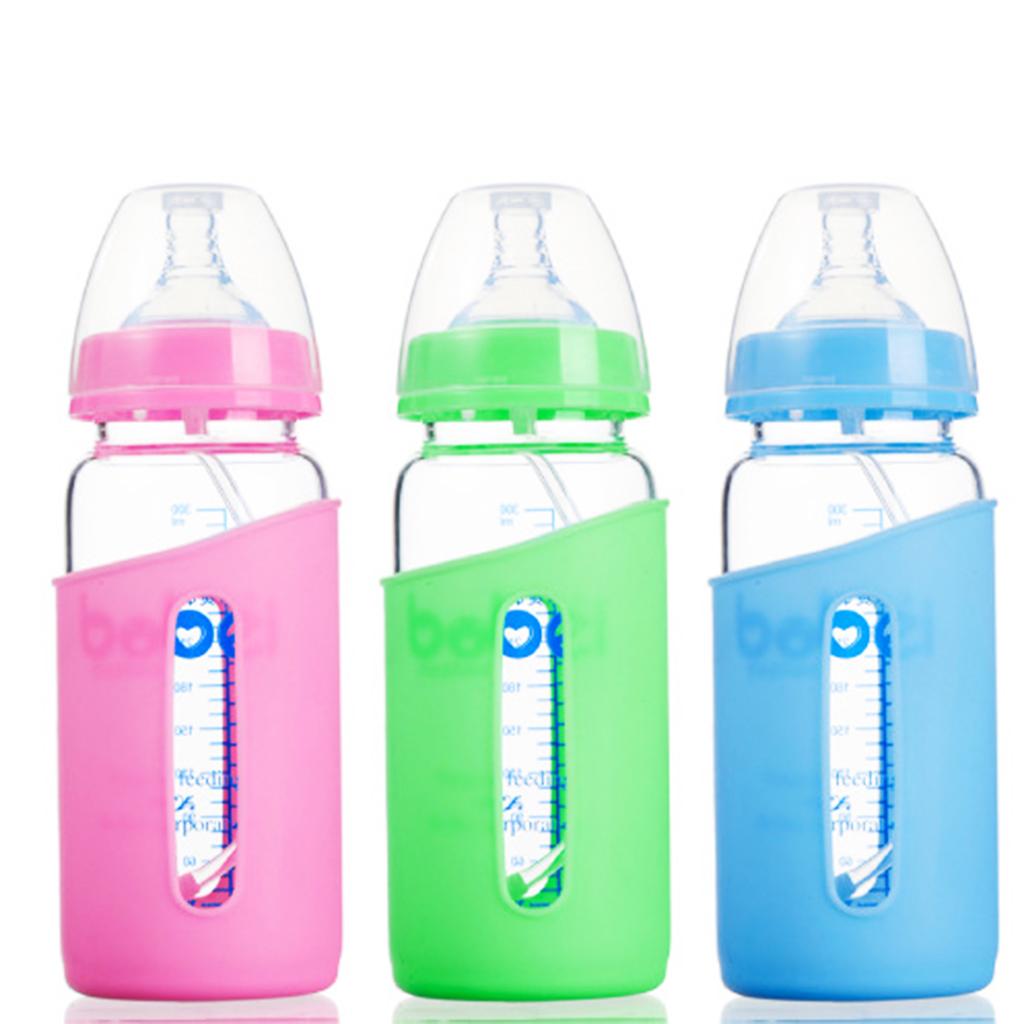 Anti-colic Baby Infant Milk Feeding Nipple Bottle Nurser Pink