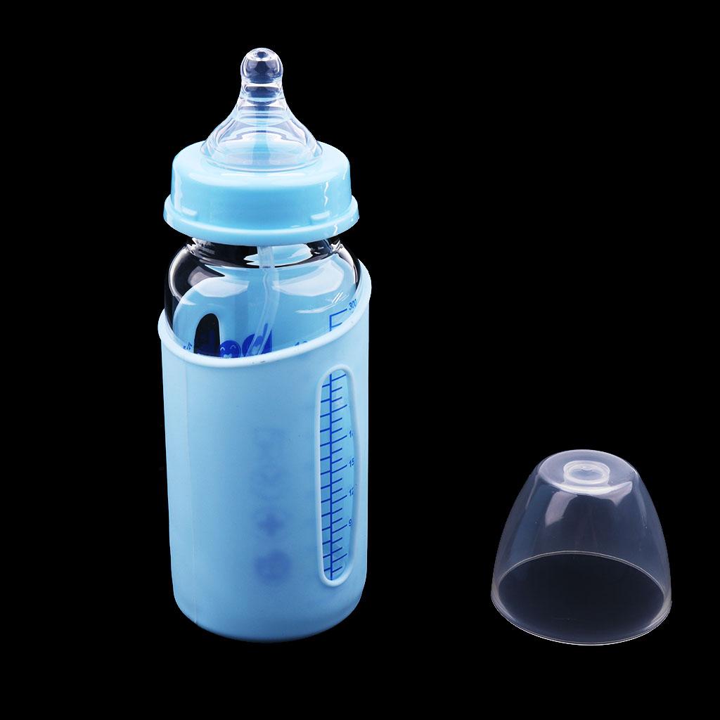 Anti-colic Baby Infant Milk Feeding Nipple Bottle Nurser Blue