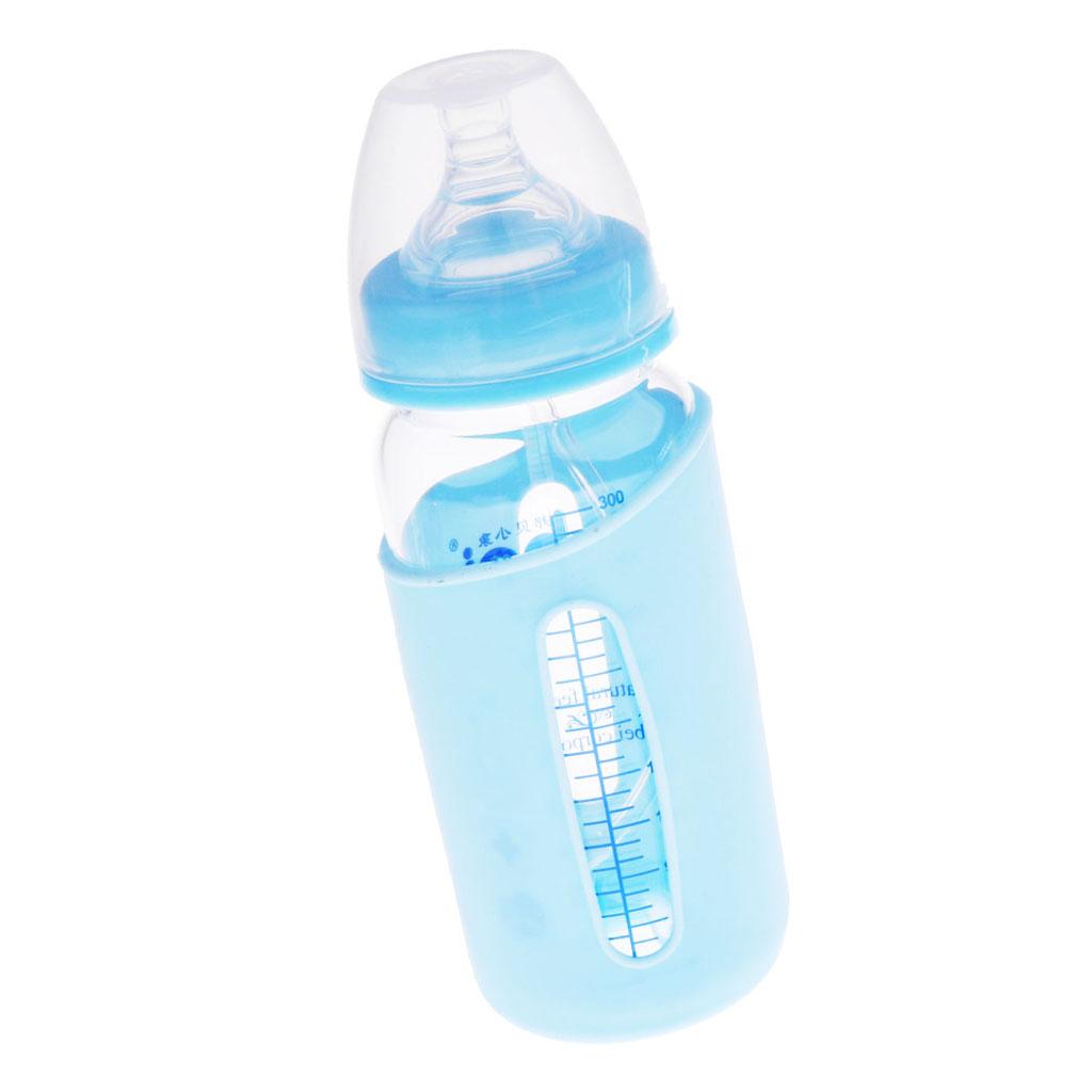 Anti-colic Baby Infant Milk Feeding Nipple Bottle Nurser Blue